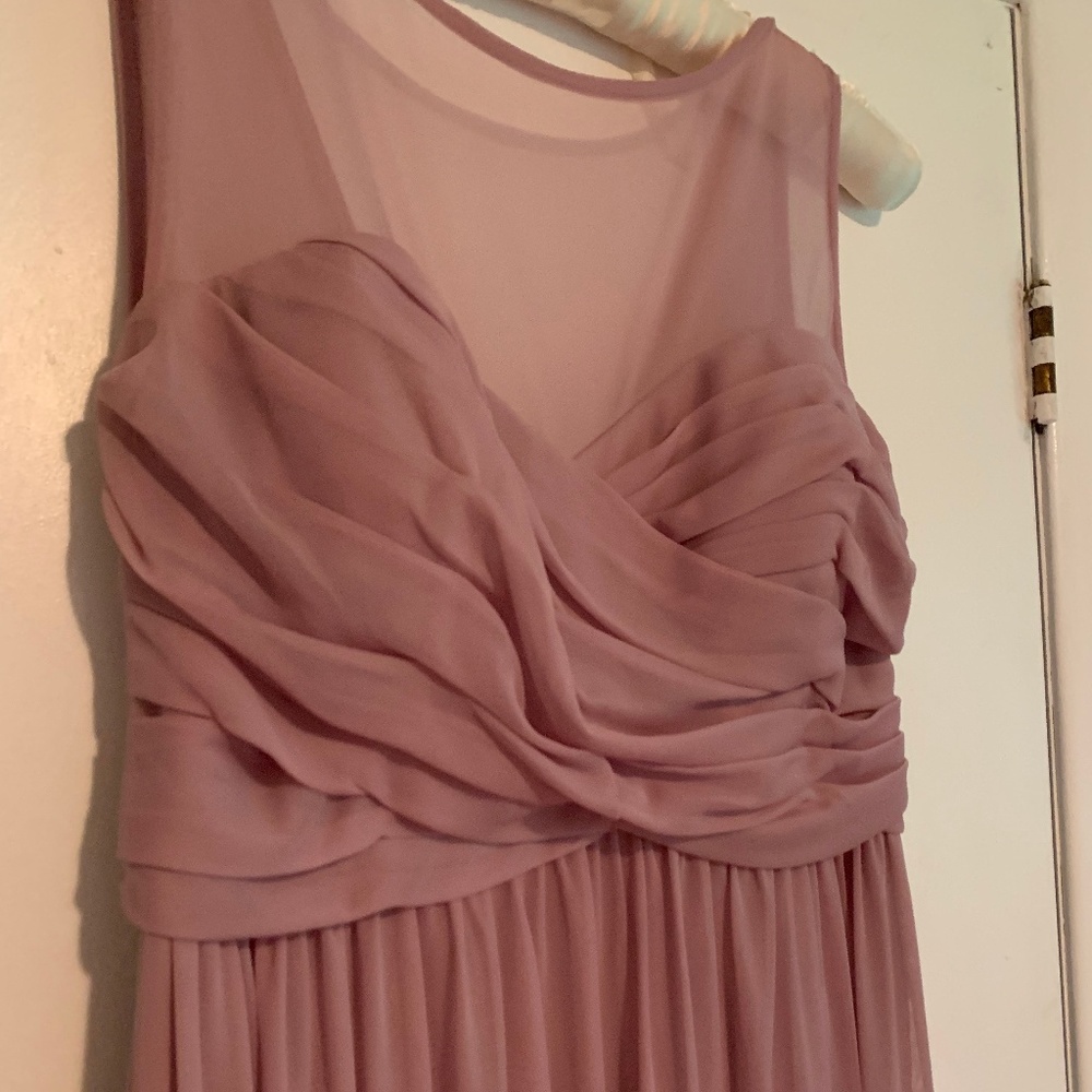 David's Bridal Bridesmaids Dress in Quartz